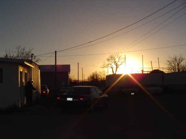 Sunset in Balmorhea, Texas