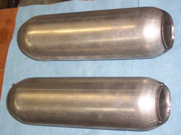 12 inch glass pack mufflers